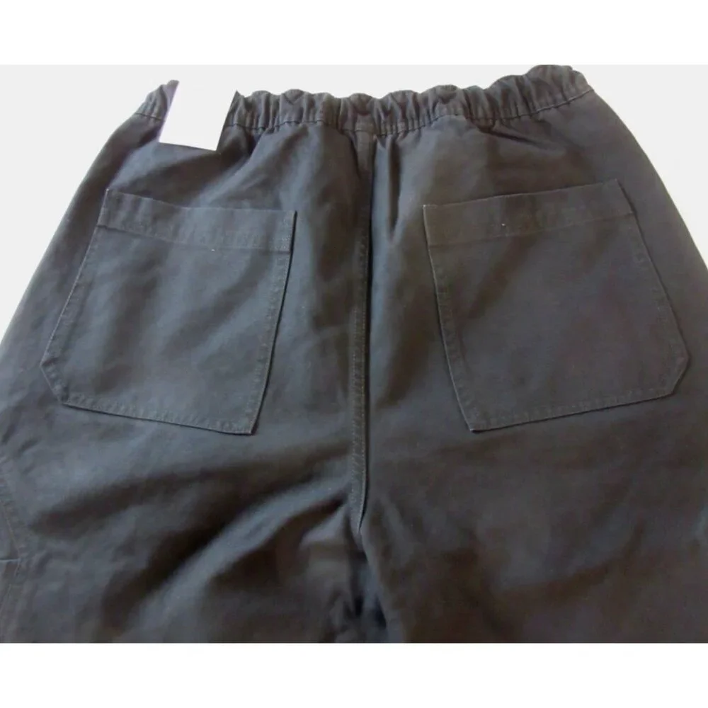 Jordan Men's MJ Chicago Cotton Cargo Casual Air Jordan Logo Pants Black NWT
